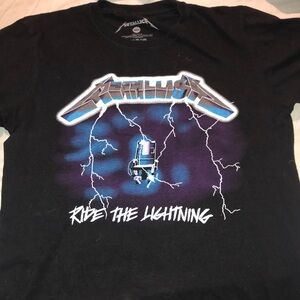Metallica ride the lightning shirt